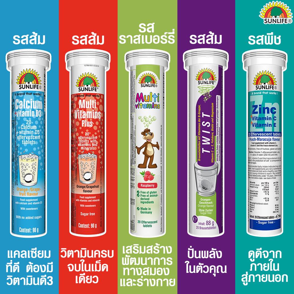 Sunlife, Sunlife รีวิว, Sunlife ราคา, Sunlife Vitamin, Sunlife Multi Vitamin Plus, Sunlife Multi Vitamin Plus รีวิว, Sunlife Multi Vitamin Plus ราคา, วิตามิน,  วิตามินเม็ดฟู่, วิตามินรวม, ลดความเครียด, ไมเกรน