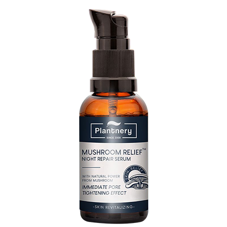 Plantnery Mushroom Relief Night Repair Serum 30ml