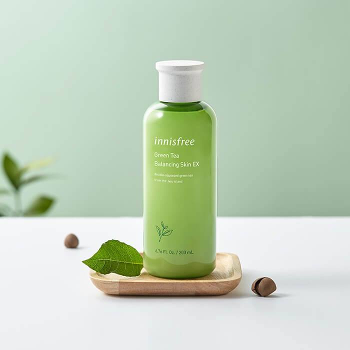 Innisfree Green Tea Balancing Skin EX โทนเนอร์สูตรน้ำ สำหรับผิวธรรมดา ถึงผิวผสม ช่วยปรับสภาพผิวให้สมดุล ระหว่างความมันและความชุ่มชื้น